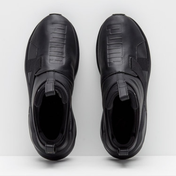 puma fierce strap leather